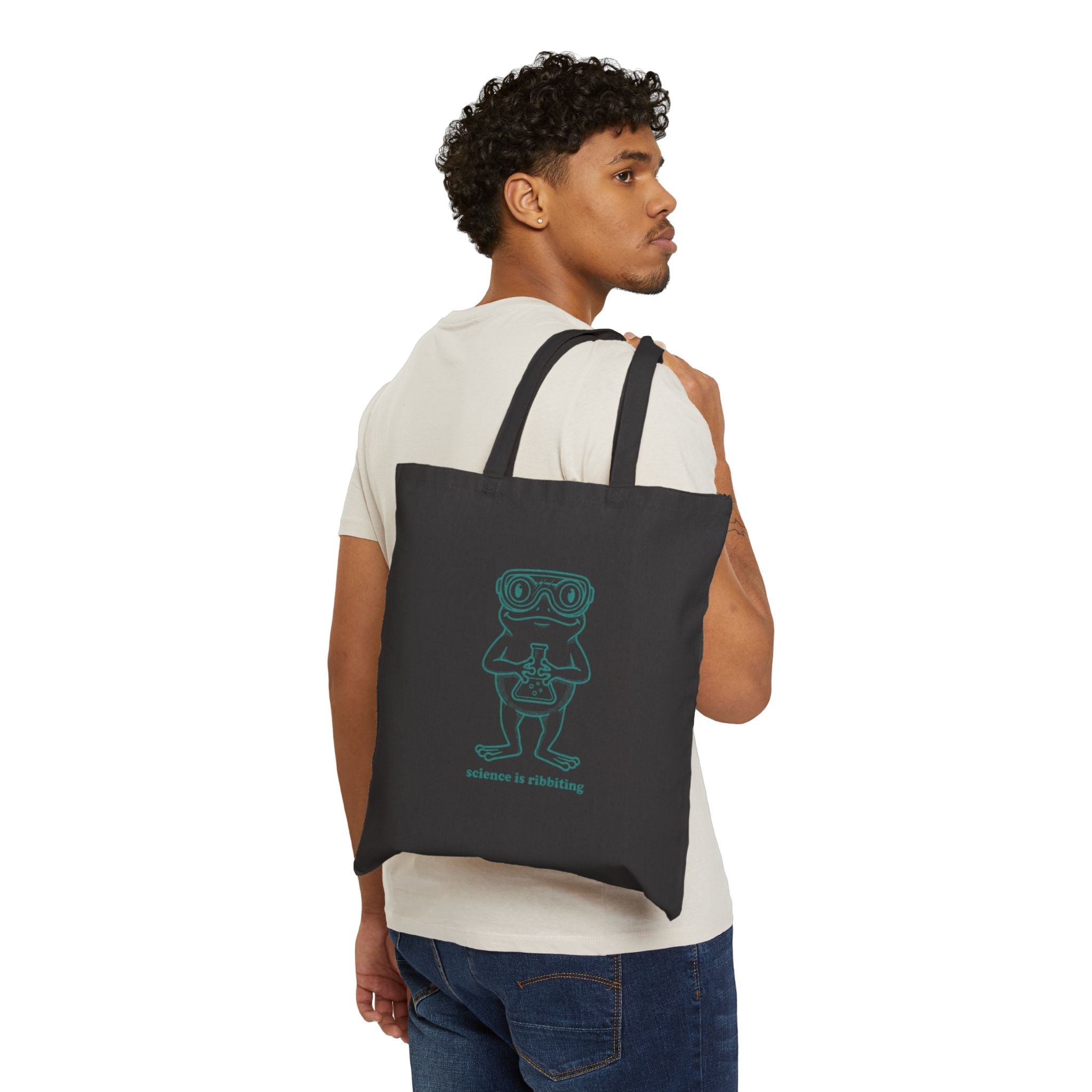 Science is Ribbiting Tote | Science Humor, Lab Joke - Velqono