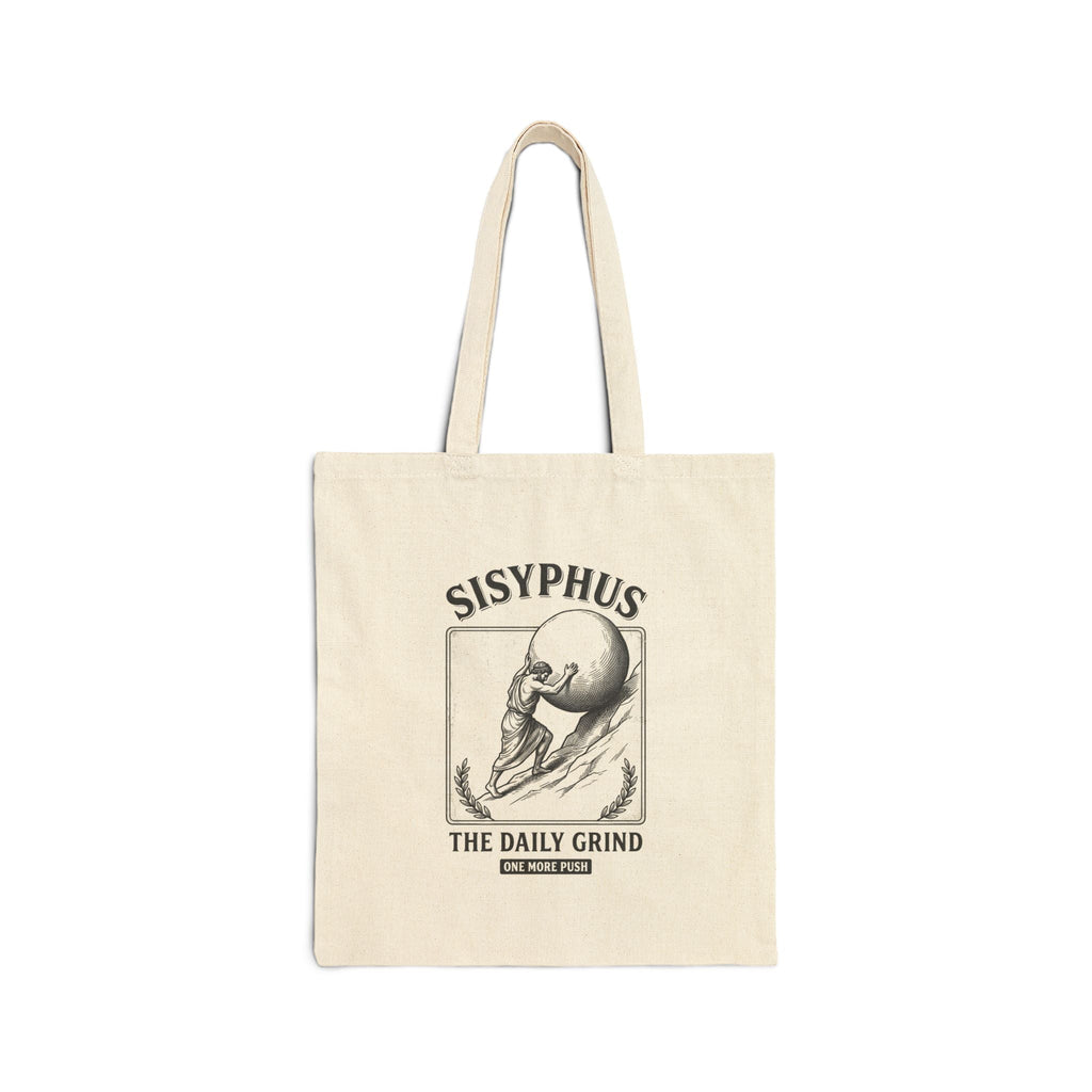 Sisyphus Illustration Tote | Greek Mythology, Mythcore Classic Art - Velqono
