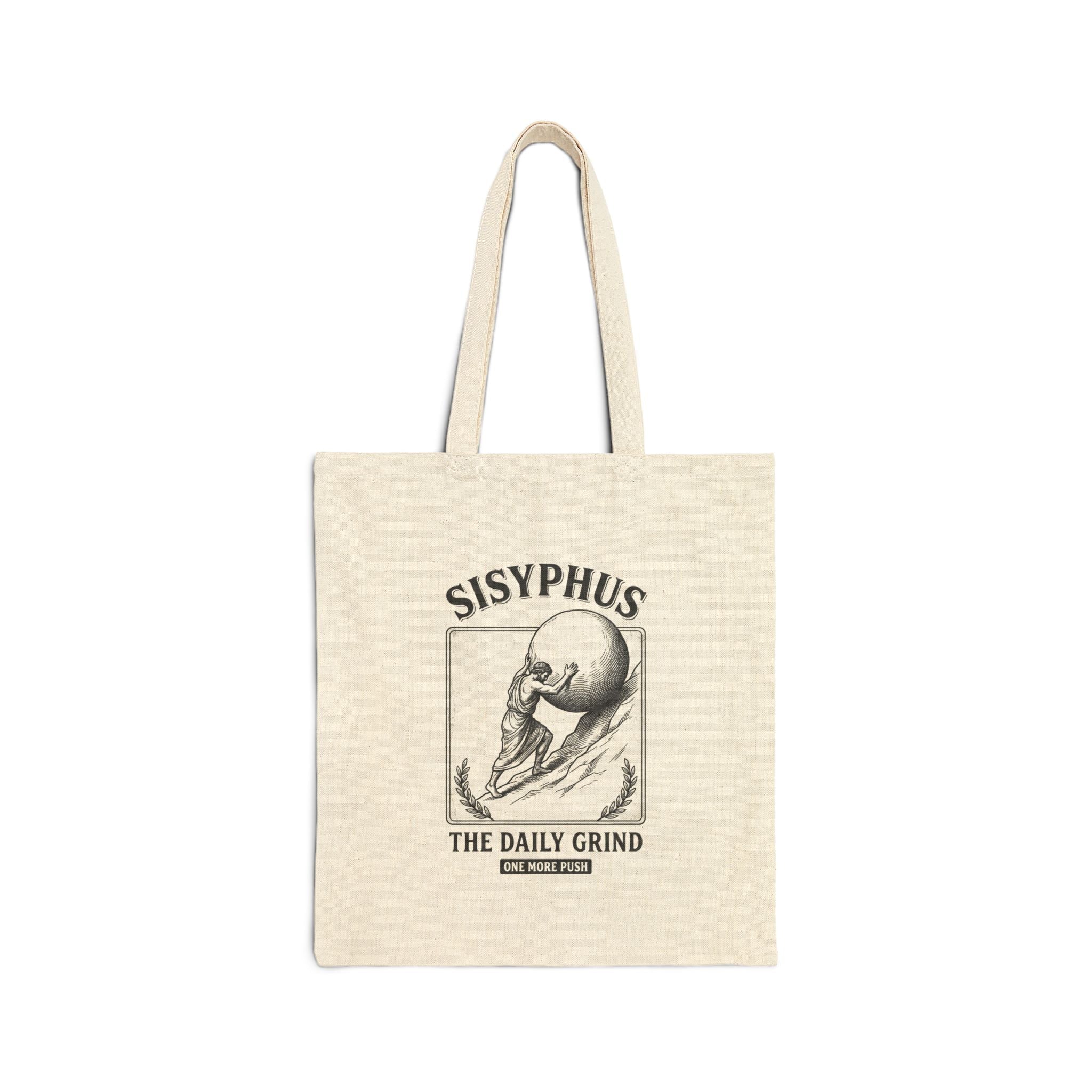 Sisyphus Illustration Tote | Greek Mythology, Mythcore Classic Art - Velqono