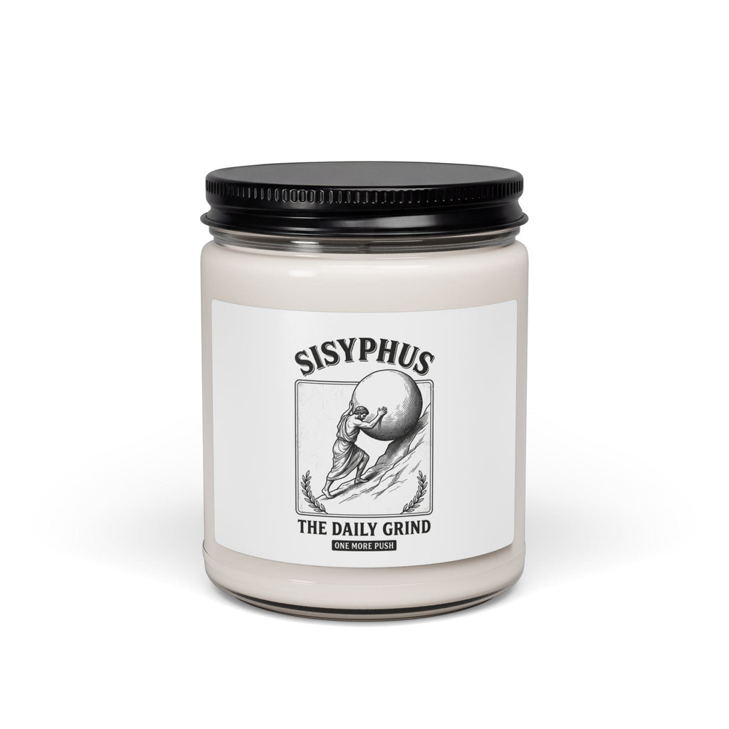 Sisyphus The Daily Grind Candle, Greek Mythology, Mythcore Soy Jar - Velqono