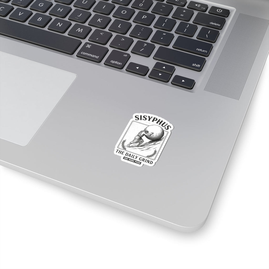 Sisyphus The Daily Grind Kiss-Cut Stickers | Mythcore Greek Mythology - Velqono