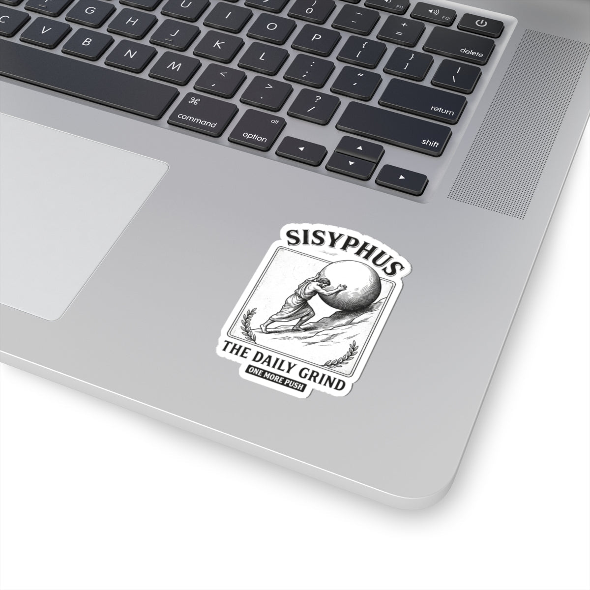 Sisyphus The Daily Grind Kiss-Cut Stickers | Mythcore Greek Mythology - Velqono