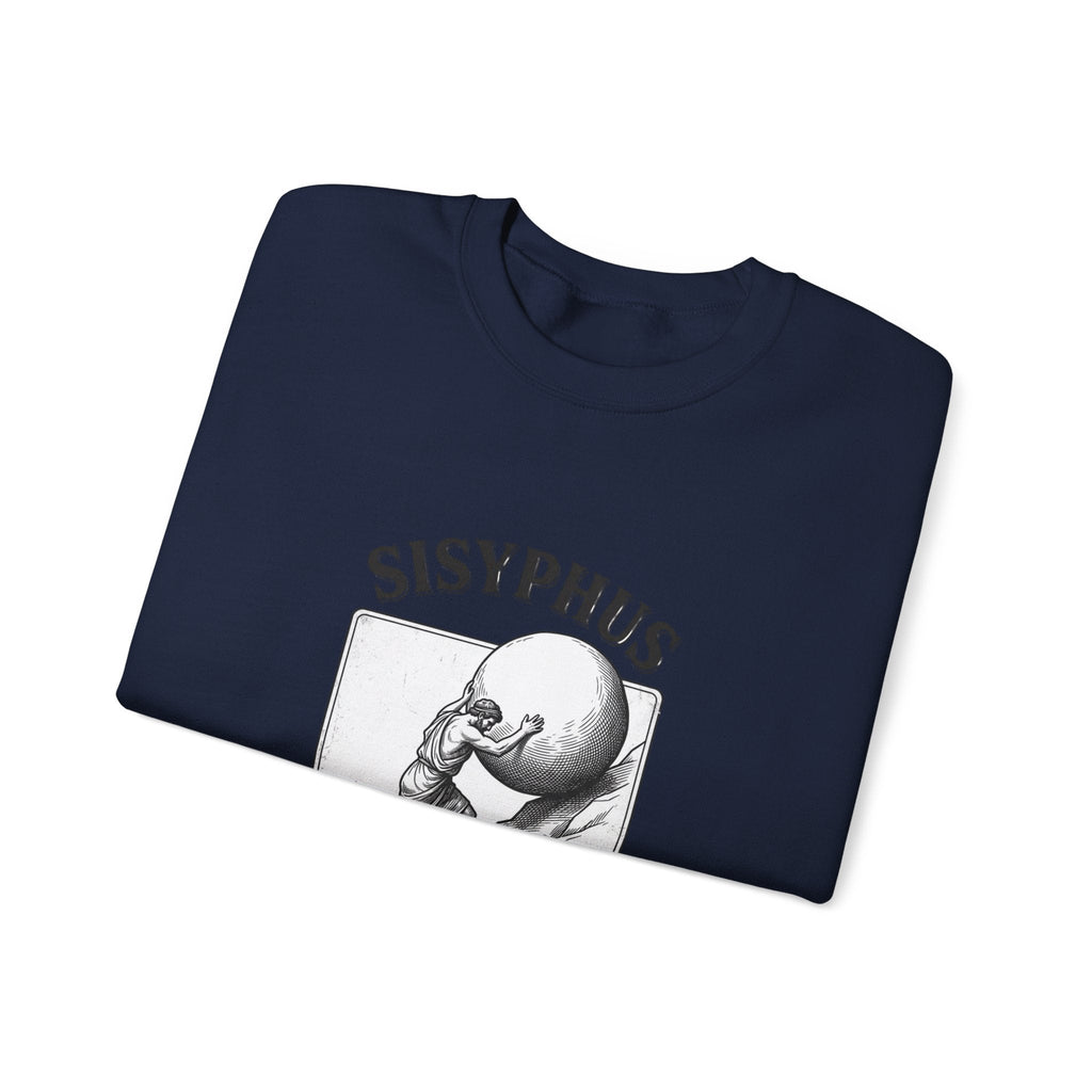 Sisyphus The Daily Grind Sweatshirt | Greek Mythology, Mythcore - Velqono