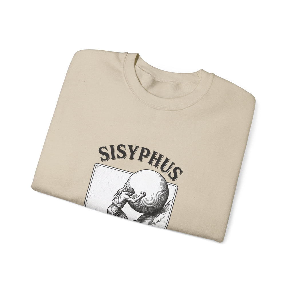 Sisyphus The Daily Grind Sweatshirt | Greek Mythology, Mythcore - Velqono