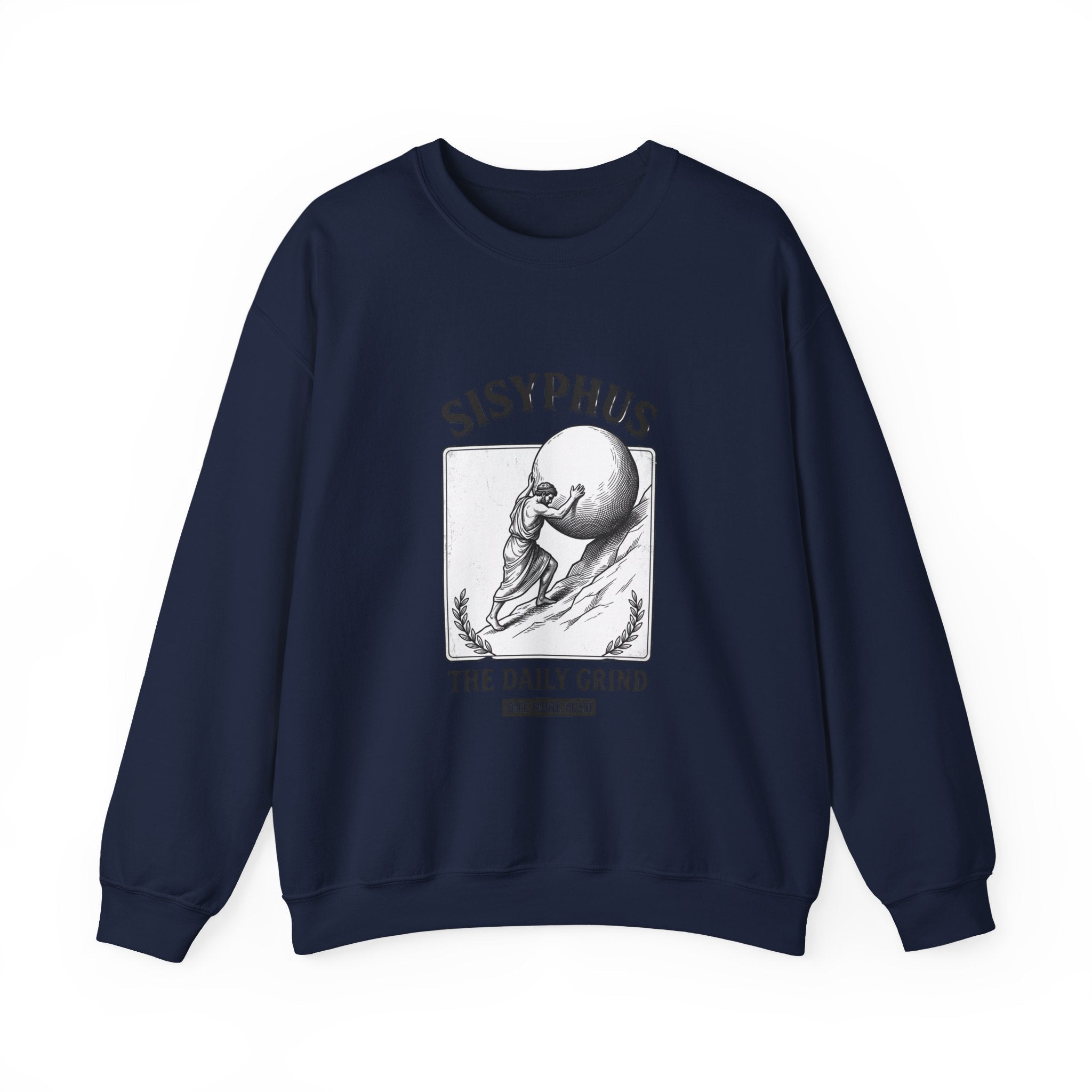 Sisyphus The Daily Grind Sweatshirt | Greek Mythology, Mythcore - Velqono