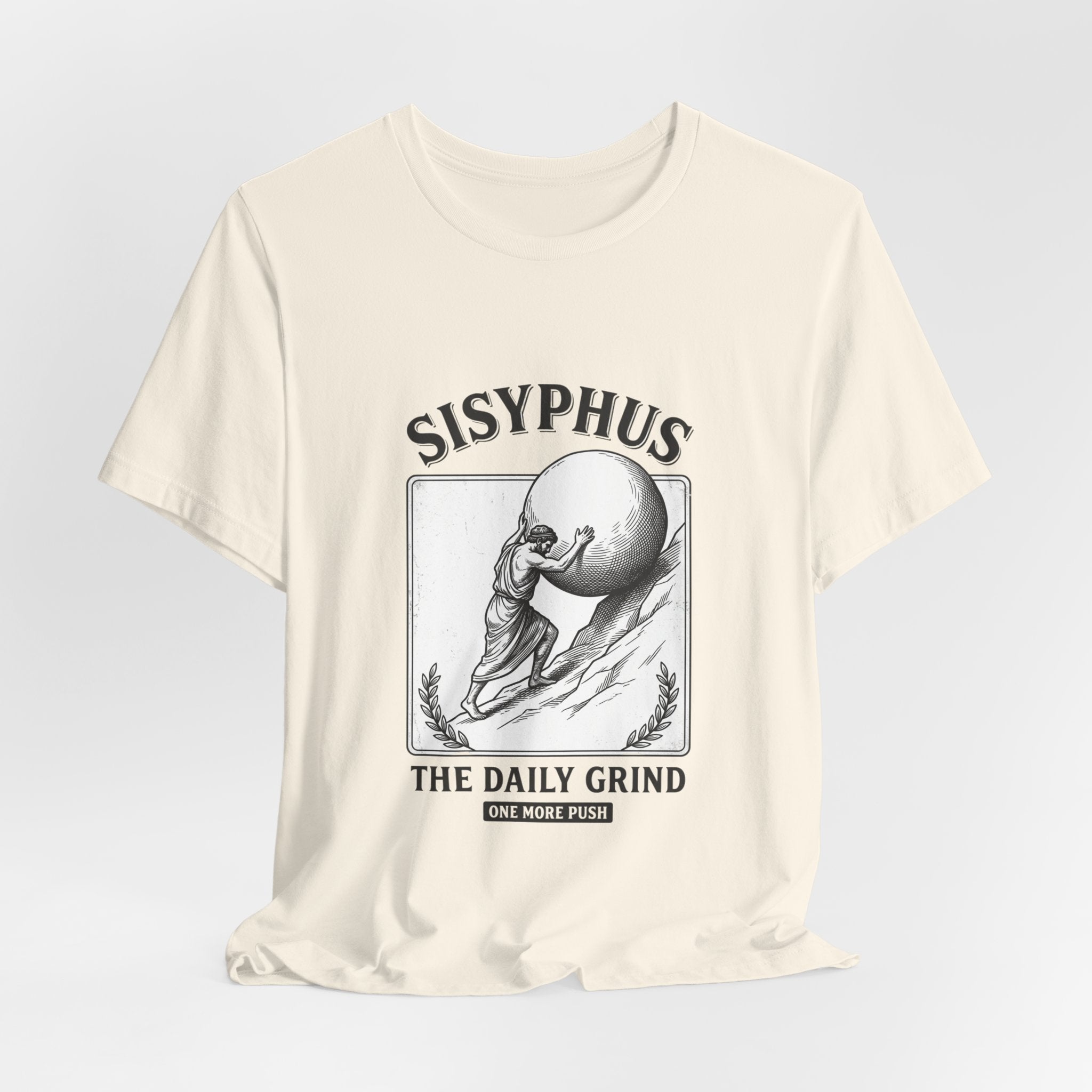Sisyphus The Daily Grind Tee | Greek Mythology, Mythcore - Velqono