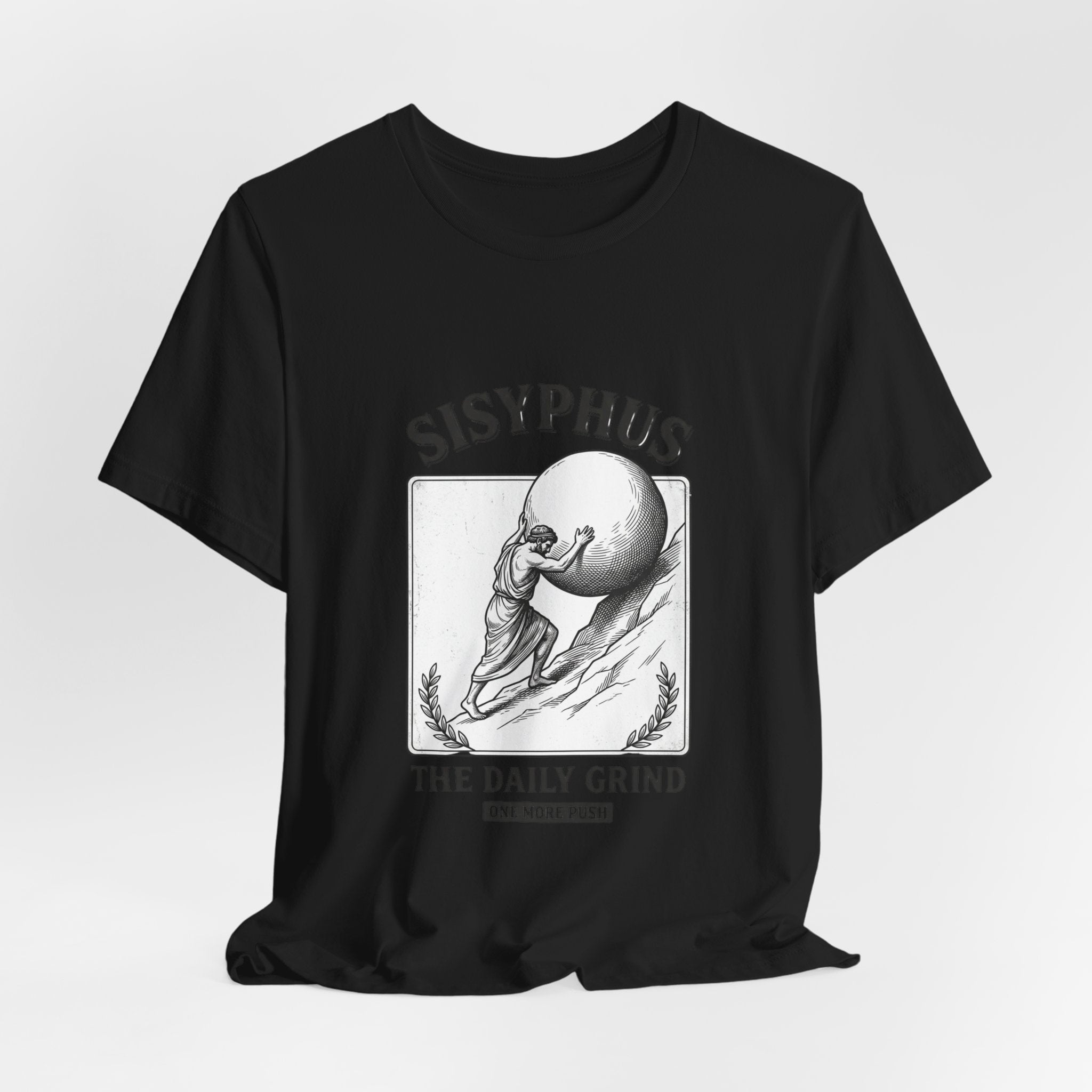 Sisyphus The Daily Grind Tee | Greek Mythology, Mythcore - Velqono