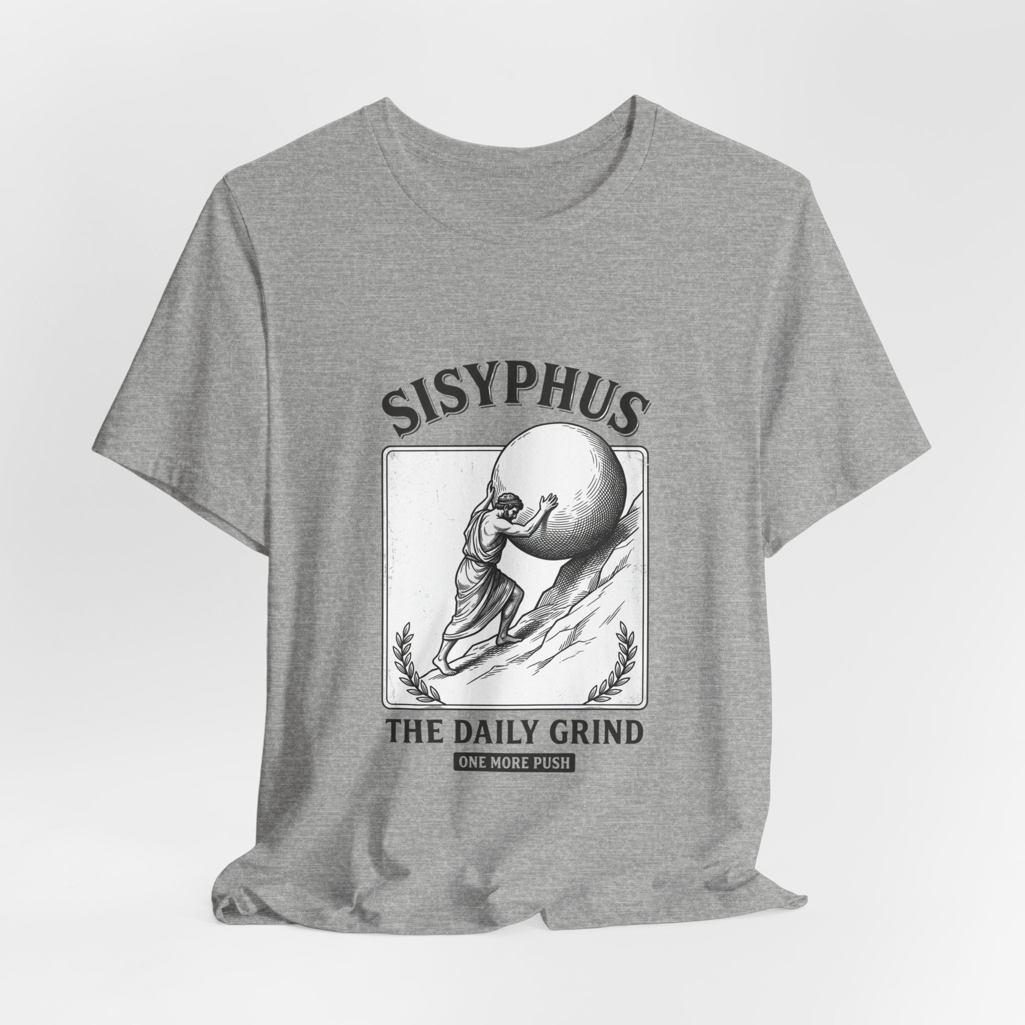 Sisyphus The Daily Grind Tee | Greek Mythology, Mythcore - Velqono