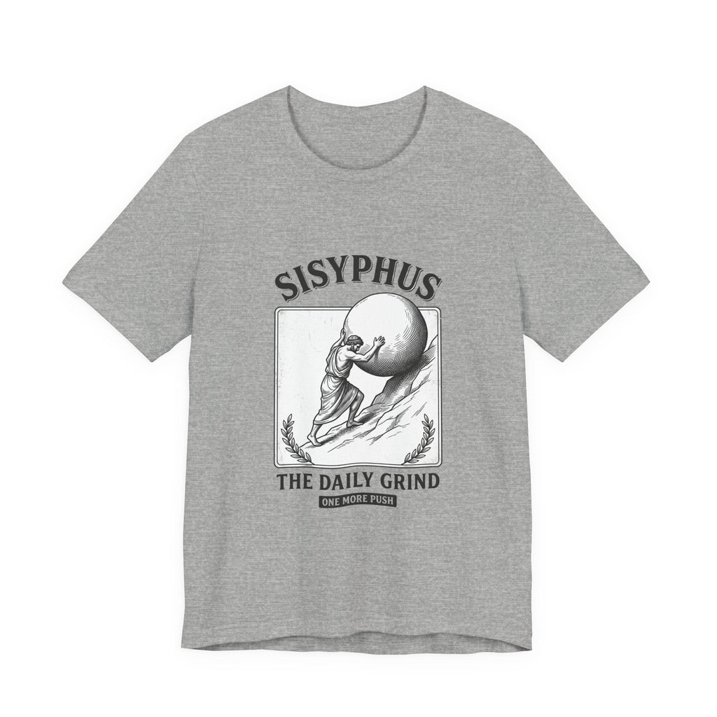 Sisyphus The Daily Grind Tee | Greek Mythology, Mythcore - Velqono