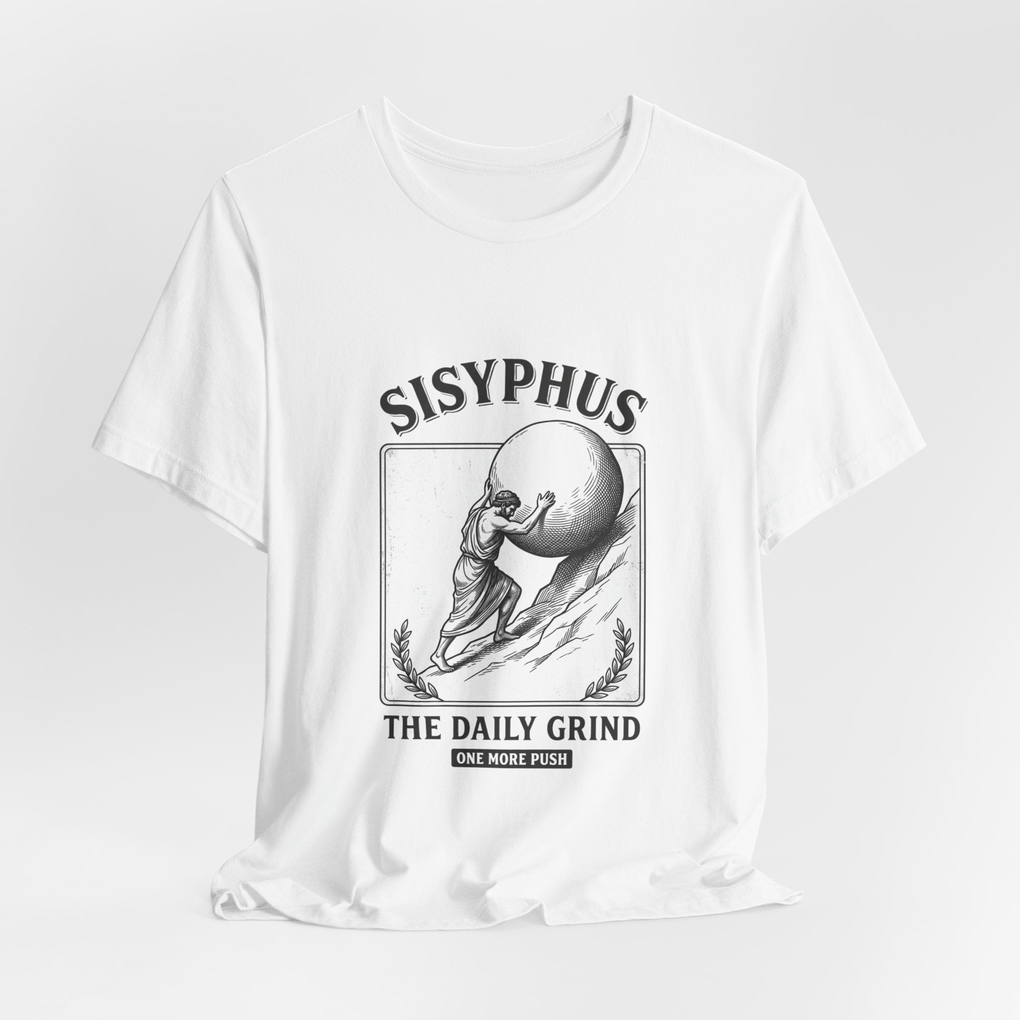 Sisyphus The Daily Grind Tee | Greek Mythology, Mythcore - Velqono