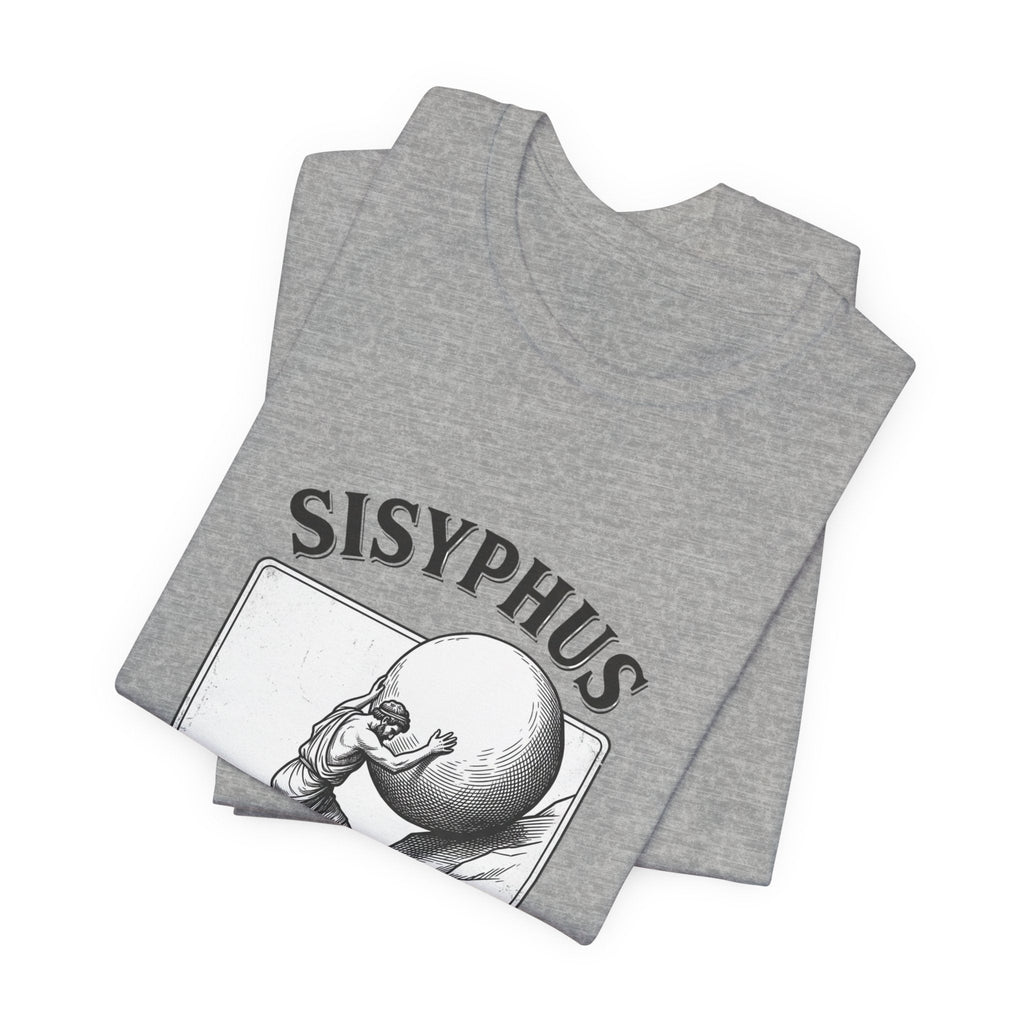 Sisyphus The Daily Grind Tee | Greek Mythology, Mythcore - Velqono