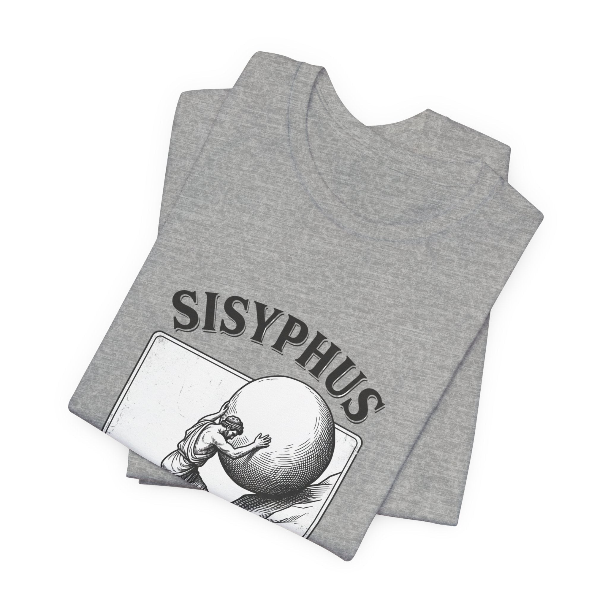 Sisyphus The Daily Grind Tee | Greek Mythology, Mythcore - Velqono