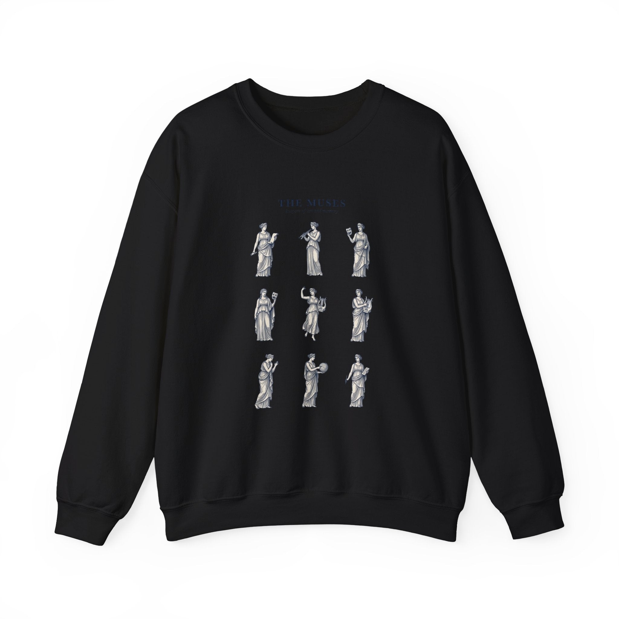 The Muses Crewneck Sweatshirt | Greek Mythology, Mythcore, Classical Art - Velqono