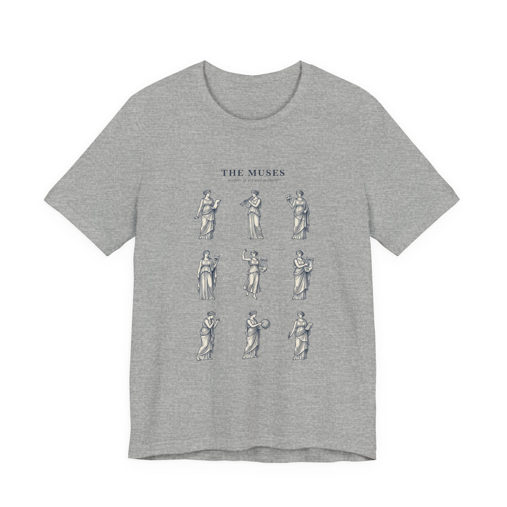 The Muses Tee | Greek Mythology, Mythcore Classical Art Shirt - Velqono