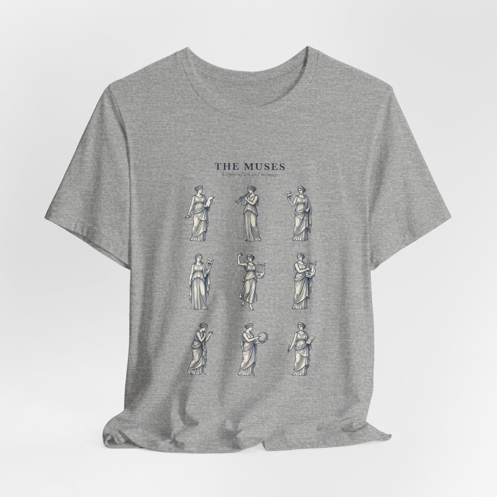 The Muses Tee | Greek Mythology, Mythcore Classical Art Shirt - Velqono