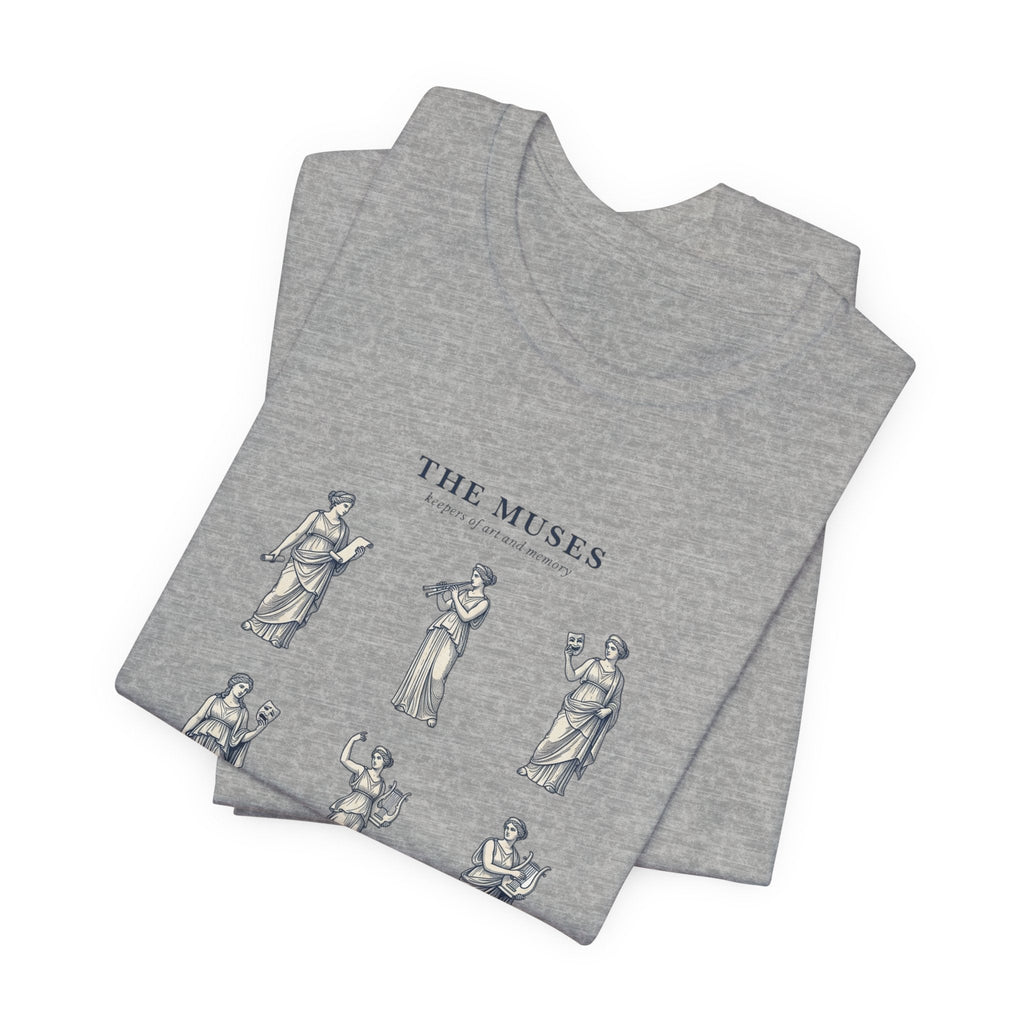The Muses Tee | Greek Mythology, Mythcore Classical Art Shirt - Velqono