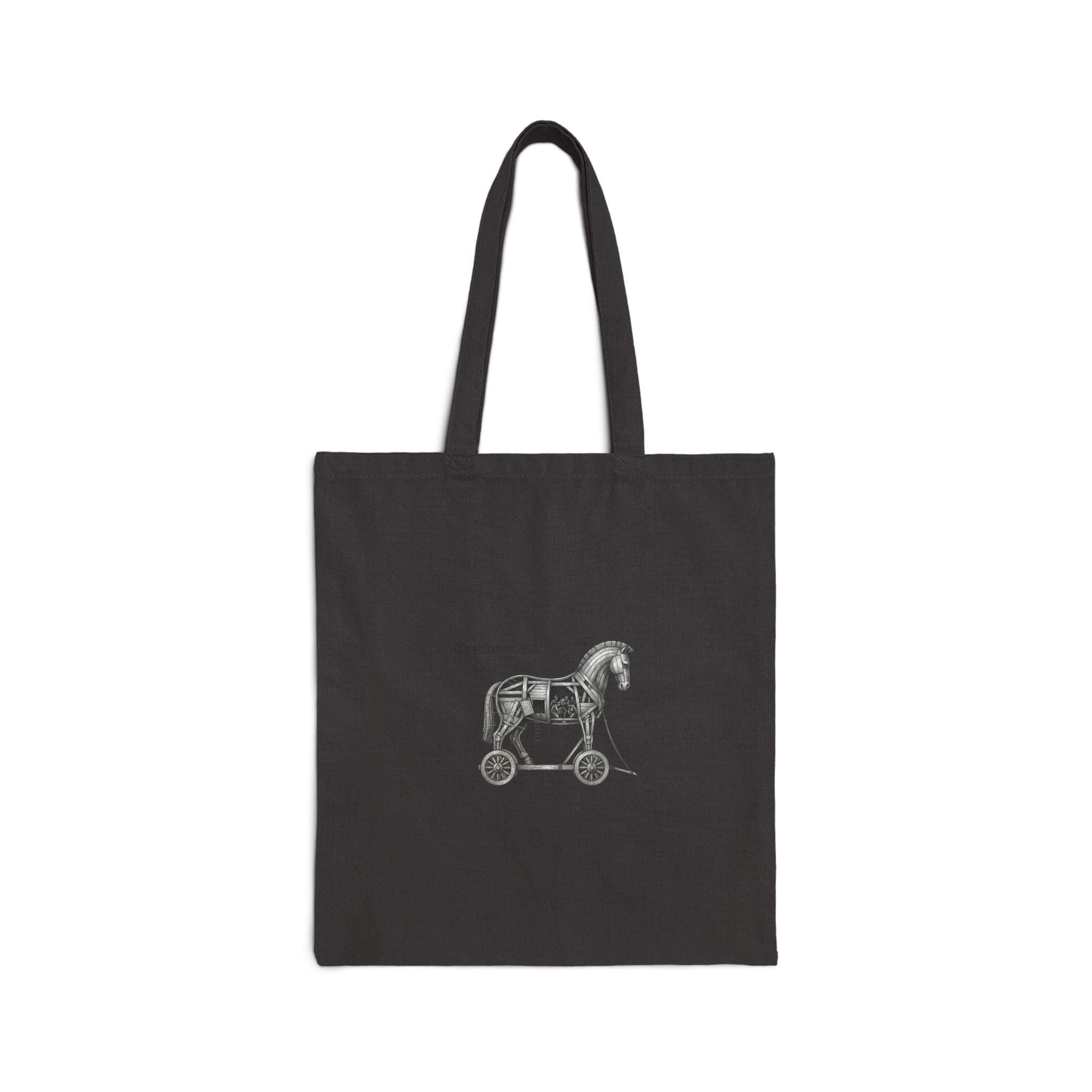 Trojan Horse Illustration Tote | Greek Mythology, Mythcore Canvas - Velqono