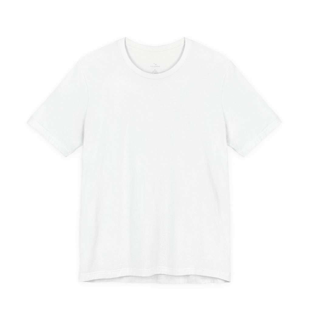 White t-shirt on a white background
