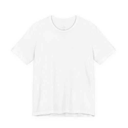 White t-shirt on a white background