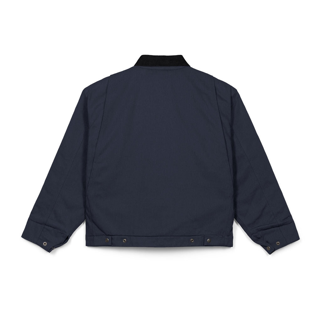 Work Jacket — Black Duck Cloth Jacket with Minimal V Logo - Velqono